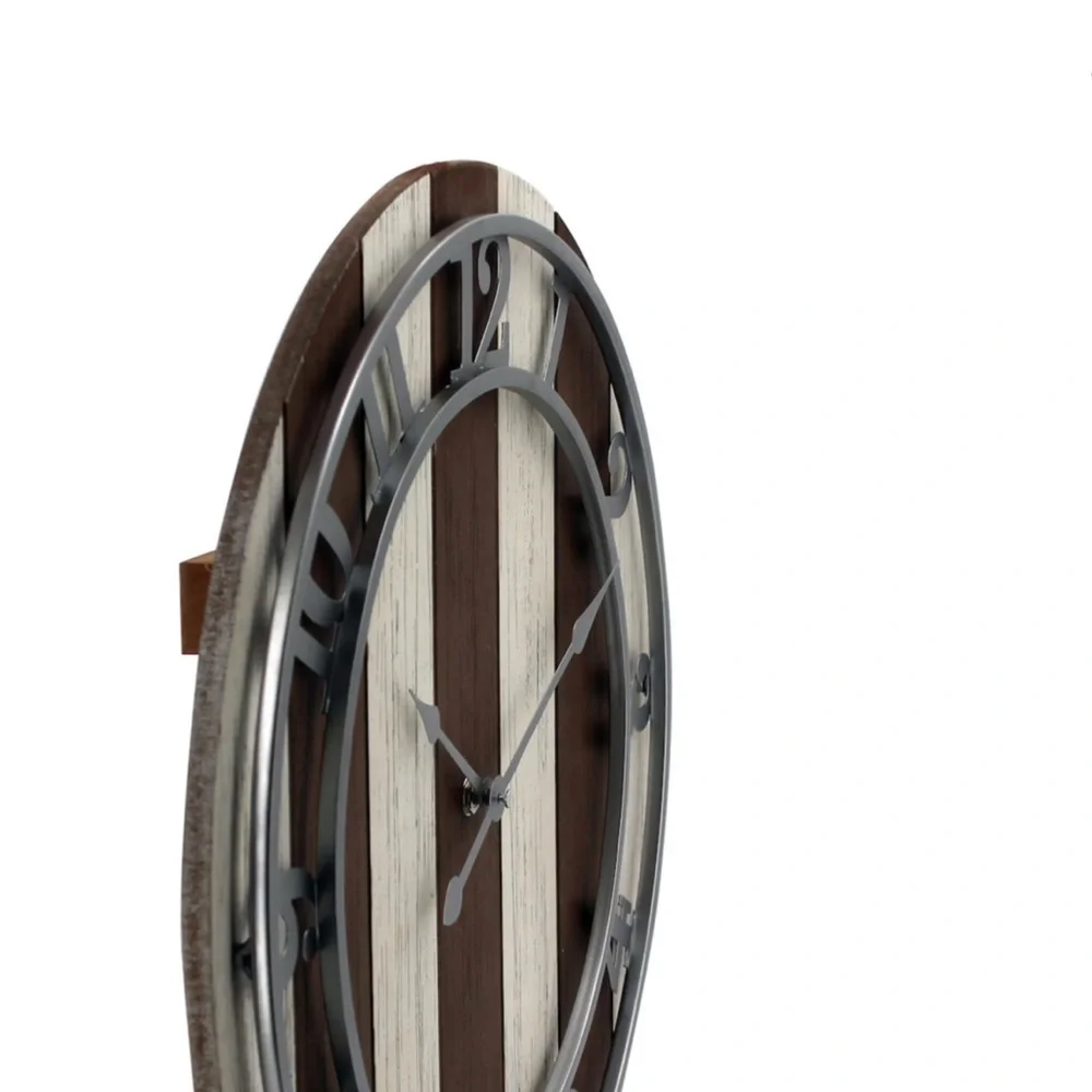 This Sonoma Goods For Life Two Tone Wall Clock